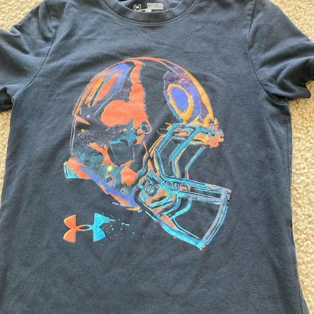 Boys Colorful Under Armour Football Tshirt